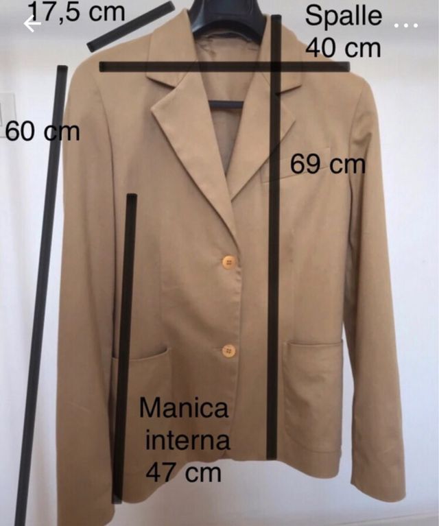 Completo giacca gonna beige Pennyblack tg 44