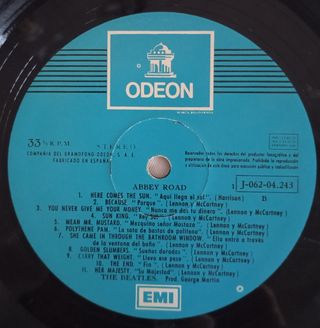Vinilo LP The Beatles Abbey Road 1969