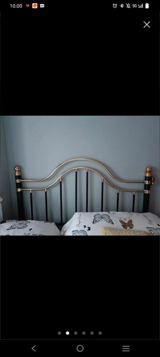 Cabecero de cama 1,35 cm