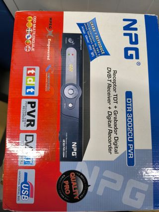 Receptor TDT grabador digital DVB-T 