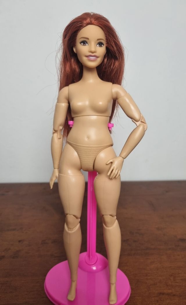 barbie mtm red hair curvy