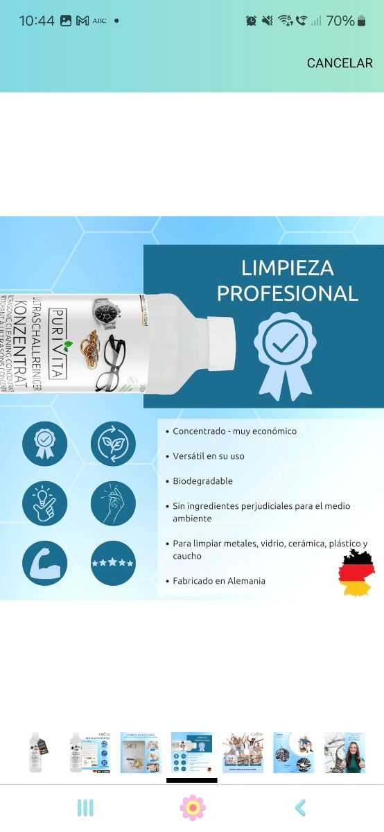 Líquido ultrasonidos