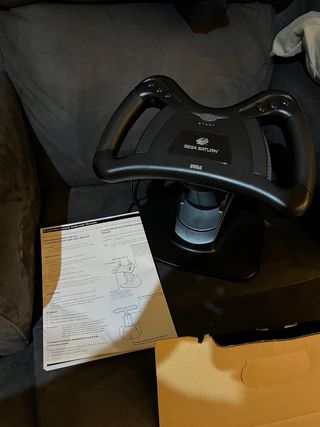 Sega Saturn Arcade Racer con Caja y Manual 
