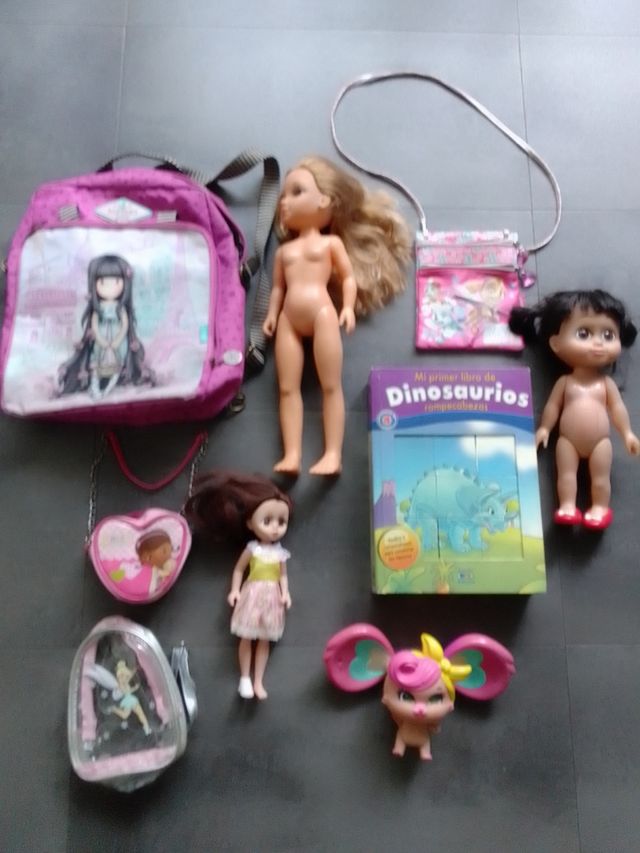 Lote infantil,muñecas,rompecabezas,,,