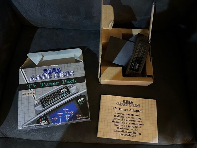 TV Tuner Pack Sega Game Gear con Caja y Manual