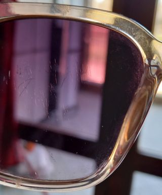 Occhiali da sole donna usati trasparente discreto