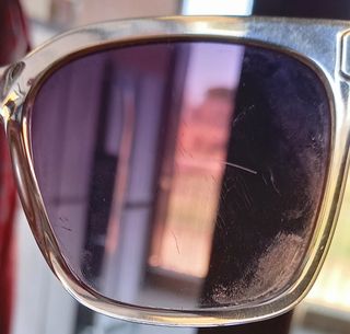 Occhiali da sole donna usati trasparente discreto