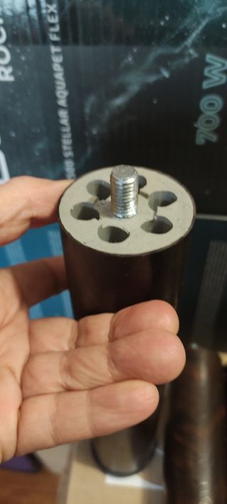 Juego de 6 patas de madera para somier 