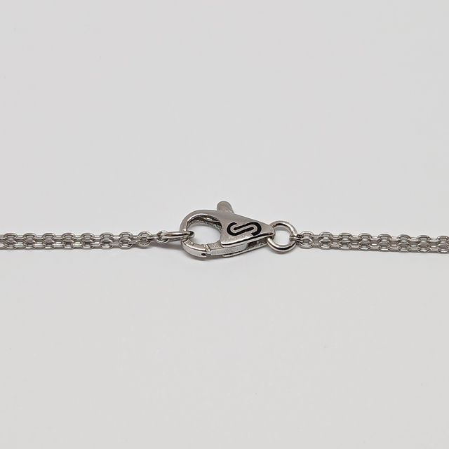 Conjunto Oro Blanco 14k Rosetones Circonitas