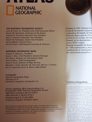 Atlas, National Geographic Europa I