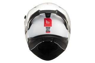 Casco Braker Solid Blanco Perla Brillo. ECE 22.06