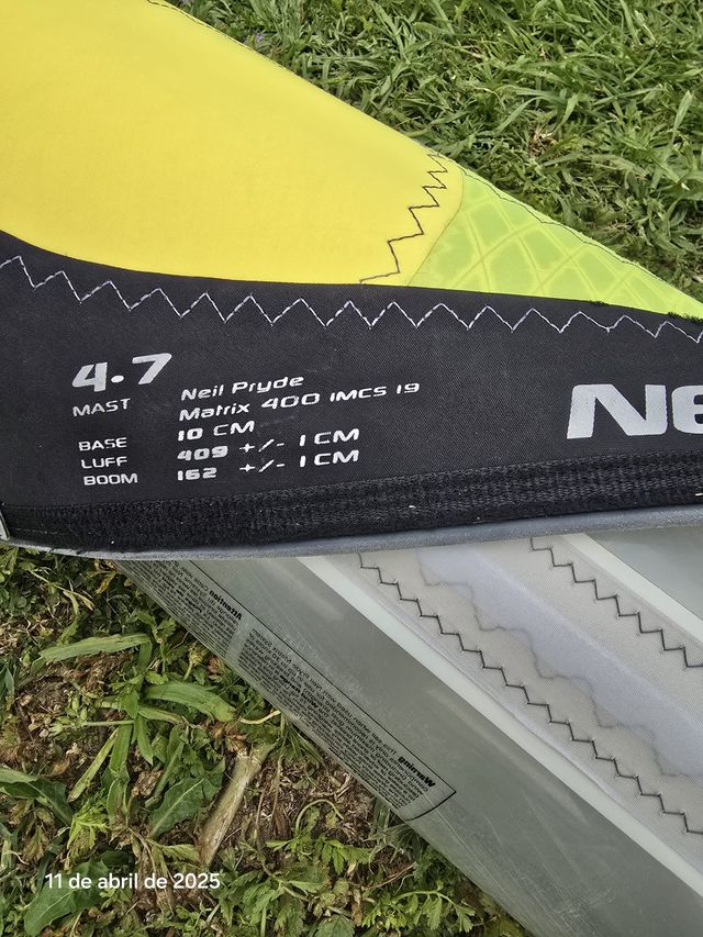 Vela de windsurf Neil Pryde 4,7