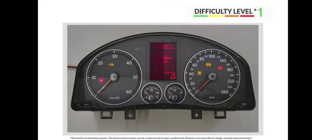 Pantalla vw marcador para cambio