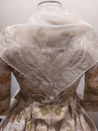 Manteletas palma muselina blancas