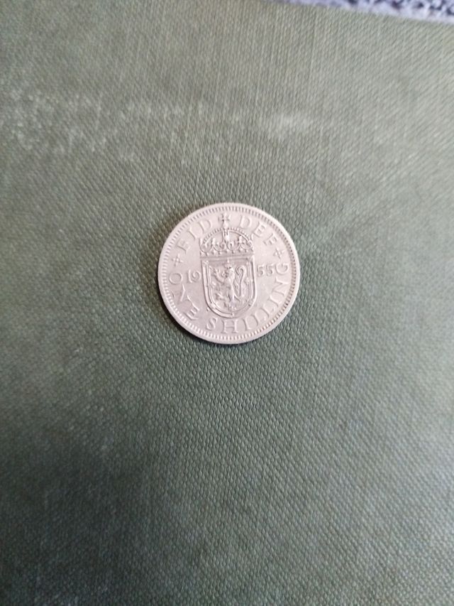 1 chelín Reino Unido 1955