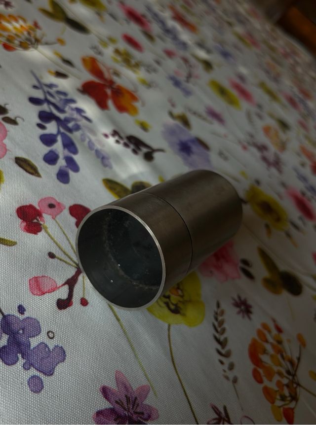 Set N.6 portacandele in acciaio 3 dimensioni