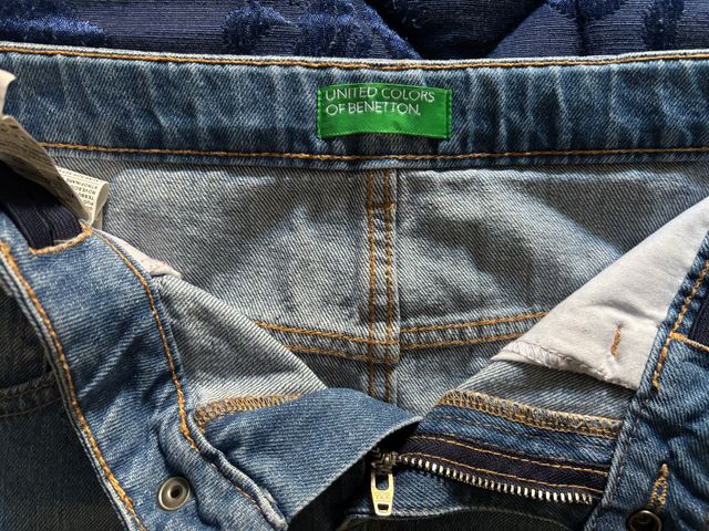 Minigonna jeans Benetton - bambina 10 anni
