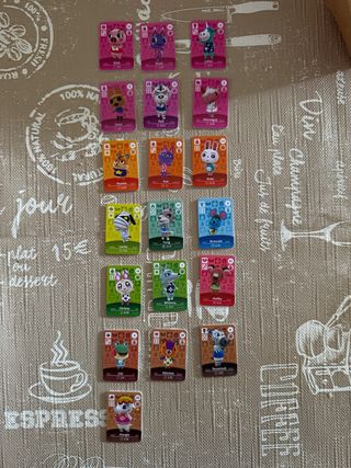 NFC mini tarjetas ANIMAL CROSSING