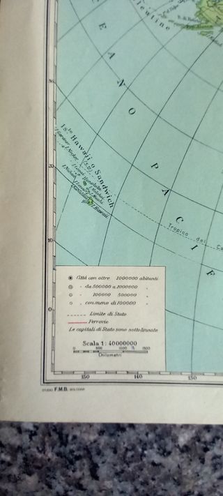 Cartina America Settentrionale e Central