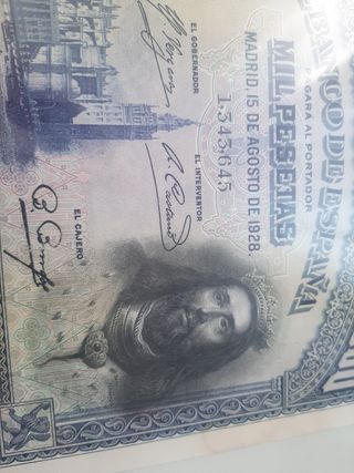 1000 pesetas 1928
