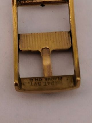 Fibbia Vintage Omega placcata oro