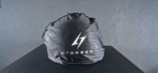 Casco STORMER ZS 1001 Blanco-Rojo Brillo.ECE 22.06