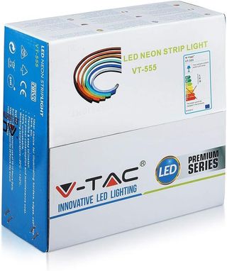 LED Neon Flex 24V Luce Rossa 160° Ip65 - Bobina 10