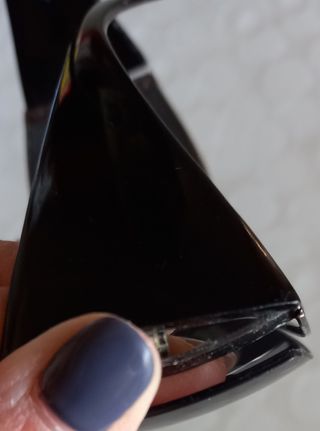 Occhiali da sole donna usati nero fascia