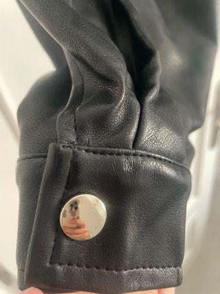 Cazadora cuero mujer