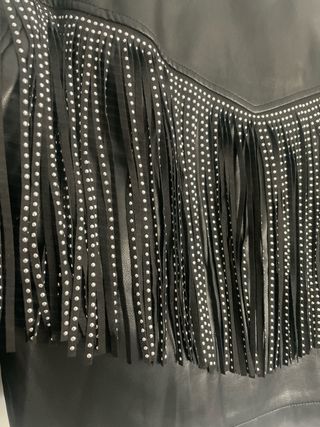 Cazadora cuero mujer