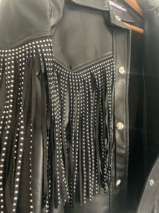 Cazadora cuero mujer