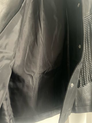 Cazadora cuero mujer