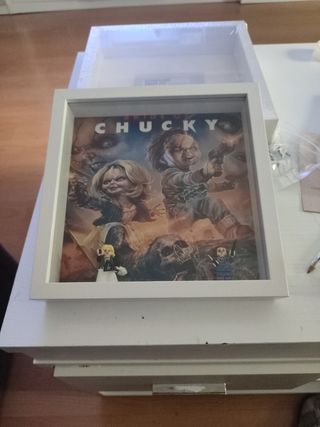 Cuadro de Chucky y su novia