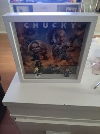 Cuadro de Chucky y su novia