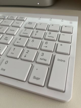 Teclado y ratón inalámbricos TopMate blanco