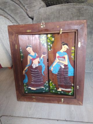 CAJA CUADRO PORTA LLAVES