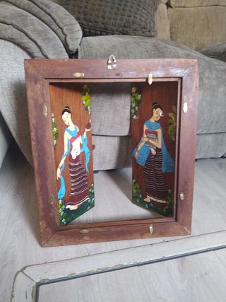 CAJA CUADRO PORTA LLAVES