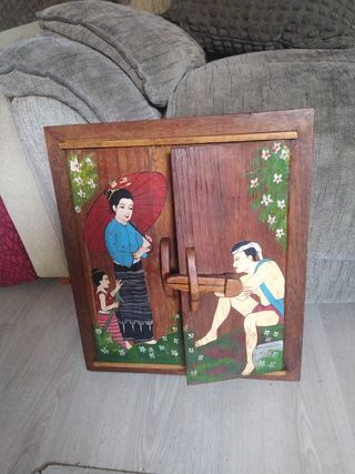 CAJA CUADRO PORTA LLAVES