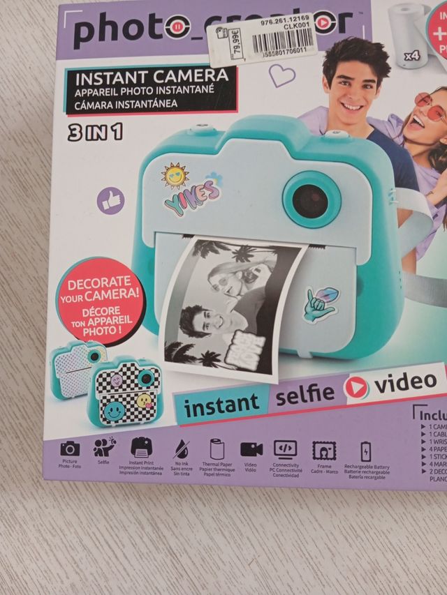 Cámara de fotos instantanea