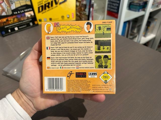 Beavis and butt head precintado game boy