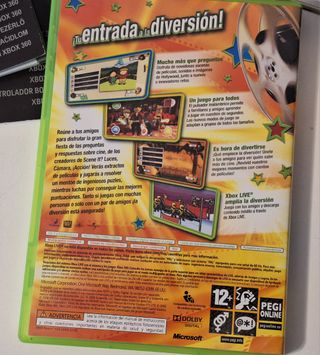 Juego Xbox 360 SceneIt y mandos