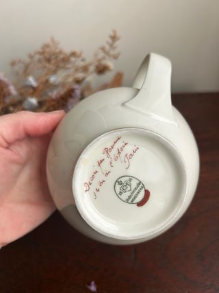 Lechera de porcelana alemana