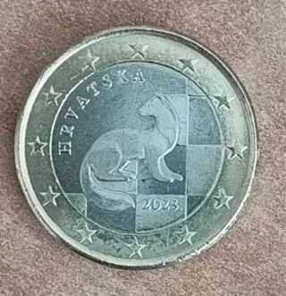 1 euro Croazia 2023