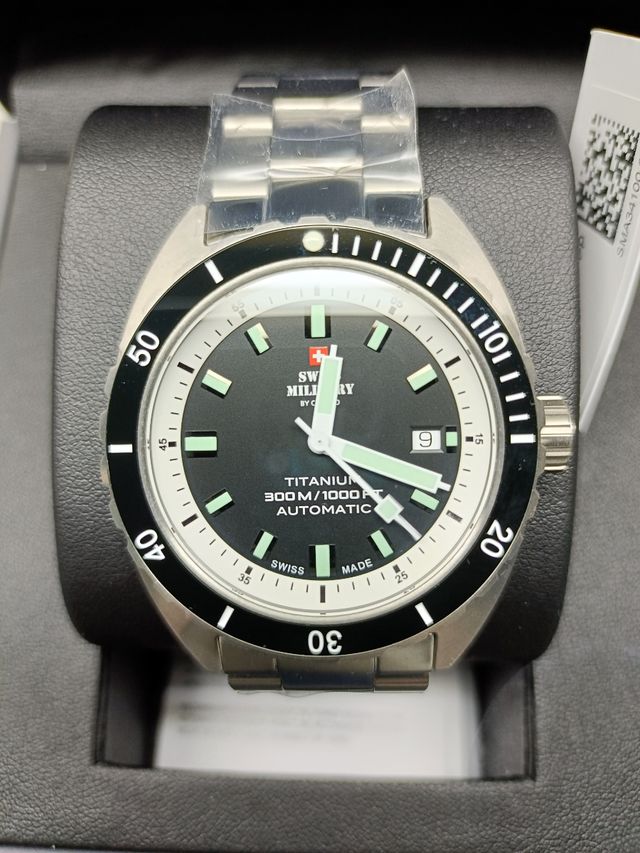 Reloj Swiss military titanium Automático E.Limited