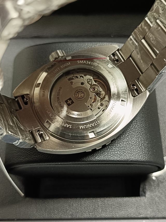 Reloj Swiss military titanium Automático E.Limited