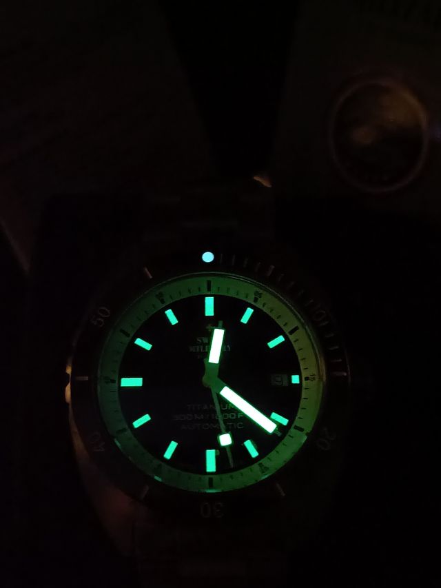 Reloj Swiss military titanium Automático E.Limited