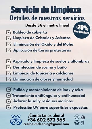Limpieza de barcos en Valencia  Marina y Puerto 