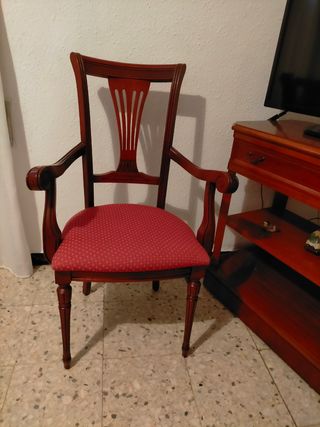 Vitrina salón y mesa televisor