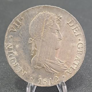 Fernando VII  8 Reales  Lima  1812 JP