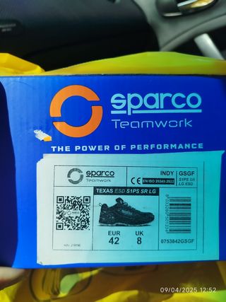 Sparco zapatos de seguridad 